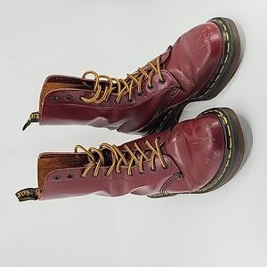 MIE vintage oxblood red Dr. Martens 1490